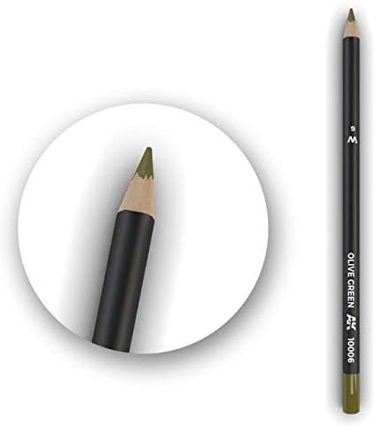 AK-Interaktivna olovka u boji maslinasto zelena kutija - 5 jedinica 10006-Model građevinskih boja i alata # AK0006