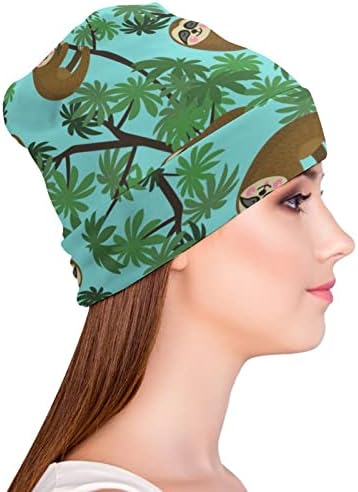 BAIKUTOUAN slatka Jungle lenjivaca Print kapice za muškarce žene sa dizajnom Lobanja kapa