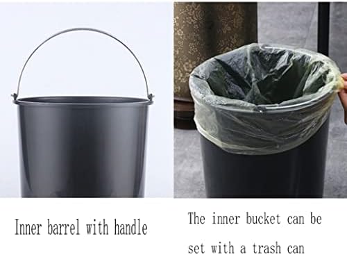 Kanta za smeće nečujna cilindrična kanta za smeće,kanta za smeće od 8 litara, Step kanta za smeće, korpa za otpatke za dom/kupatilo / kuhinjsku kantu za otpad