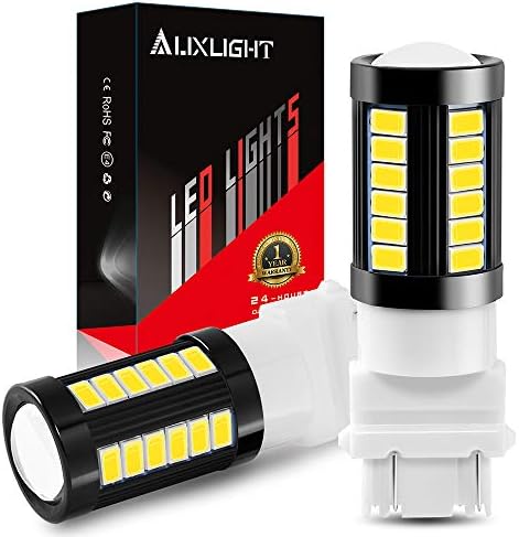 AUXLIGHT 3157 3156 T25 3056 4157 1400 lumena Super svijetle LED sijalice male snage zamjene za Rezervna svjetla za vožnju unazad i parkirna svjetla za zaustavljanje zadnje kočnice, 6000k Xenon White