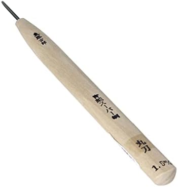 Tokichiro 1,5 mm japanski mikro alat za obradu drveta visokog kvaliteta dlijeto rezbarenje drveta U Gouge,
