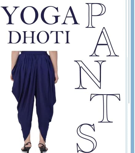 BANAS opuštene pantalone za jogu za žene fitnes aktivno nošenje i plesno putovanje Dhoti pantalone