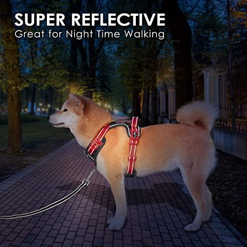 PHOEPET no Pull pas pojas, jedinstvene boje reflektirajuće podesivi pas prsluk, sa mekom ručkom za
