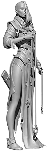 Goodmoel 75mm 1/24 Ancient Fantasy ženski ratnik smola figura Kit Nesastavljene i neobojene