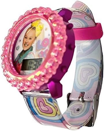 Accutime Kids Nickelodeon JoJo Siwa Pink digitalni LCD kvarcni Dječiji ručni sat za djevojčice, dječake, malu