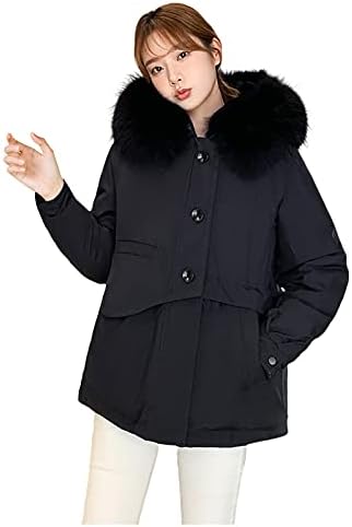 Prdecexlu Radni casual dugačak puffer jakna za ženske dukseve pad džep pamučni super meki slojevi
