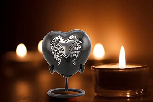 Besmrtna sjećanja rukotvorina prilagođava srčani oblik-angelings mesingani završetak kremacije urn