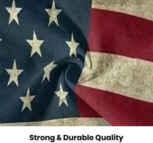 CXMeifly Vintage American Jastuk za zastavu 18x18 inčni set od 2. jula Memorijalni dan Neodvisnost Dan