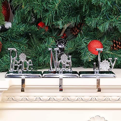 Amooca Božićna državaca Neklizajuće metalne kuke kamin mantle Hanger za božićne ukrase za božićne zabave