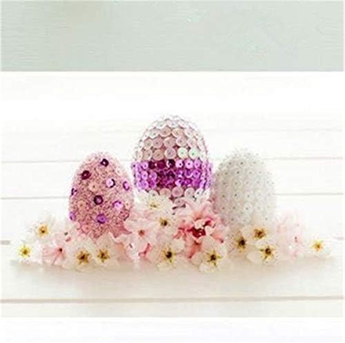Crafjie pjena jaja 18pcs 3,55 inčni bijeli zanat polistiren jaja glatka za proljetni uskršnji Halloween