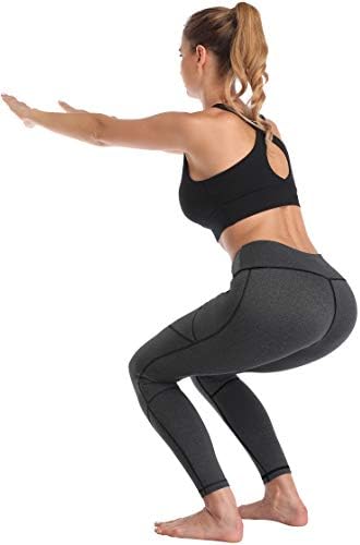 Rayuse Womens Gym Workout Hombers za žene Tummy Control Capri Yoga hlače sa džepovima High Squik