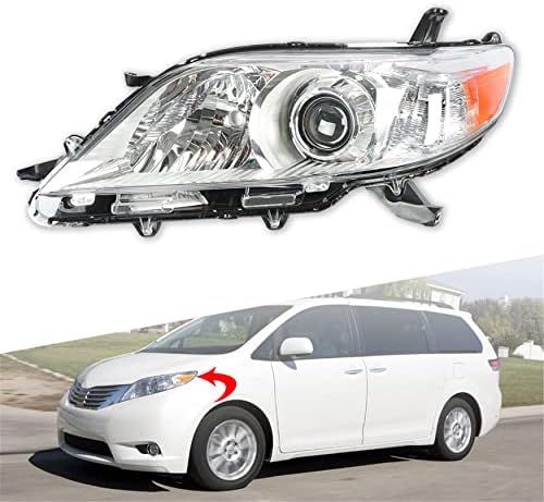 Zamjena Skupštine Wflnhb farova za 2011-2020 Toyota Sienna halogena prednja svjetla prednja svjetla