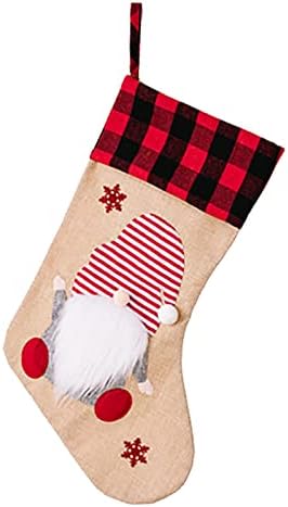 Velike čarape Božićne čarape Božićni ukrasi Kućni odmor Božićni ukrasi za božićne zabave Vintage Božićni vijenac za kamin