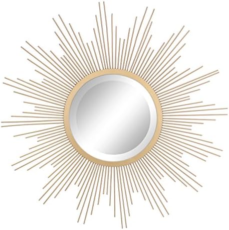Stonebriar zidno ogledalo za sunčanje, 24 inča, zlato