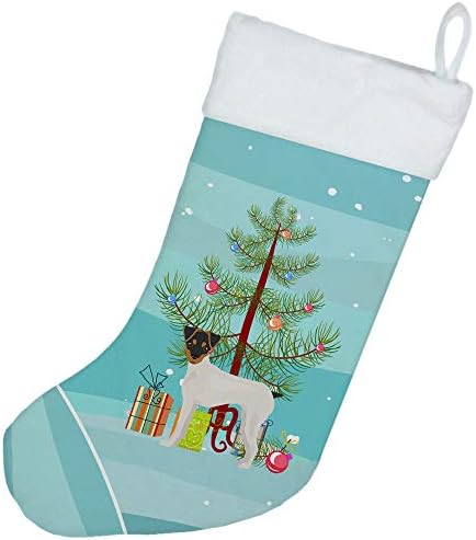 Caroline's bysures CK3464CS japansko terijer božićno drvce Božićne čarape, kamin Viseće čarape Božićna sezona Party Decor Decor Porodični odmor,