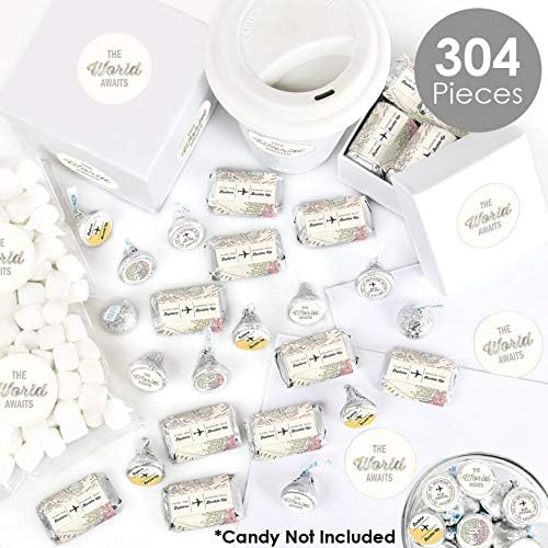 World Whitti - Mini bombonski omoti za šifru, okrugle naljepnice za slatkiše i naljepnice za