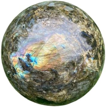Labradoritet Crystal Ogromna lopta, prekrasno treperi prirodna veličina sfera prirodna labradoritetna velika