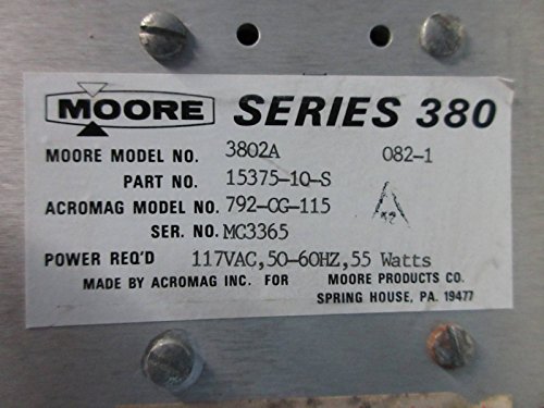 Moore Series 380 PLC stalak 3802A CHASSIS CRAPLE 15375-10-S ACROMAG 792-CG-115
