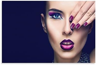 Modni ženski Beauty manikir Nail Hand Spa Art Makeup and Manicure Post inspirisan kreativnim posterima Canvas Wall Art Prints for Wall Decor soba Decor spavaća soba Decor pokloni 20x30inch Unframe-s