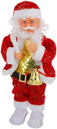 Ledeni oklop Holiday Božić dekorativni Santa Claus Kućni dekor Božićno zvono svijeća svjetlo figurica