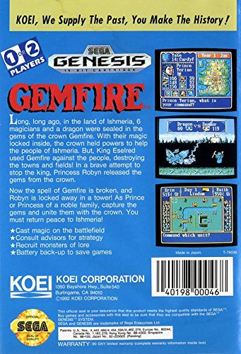 Gemfire - Sega Genesis
