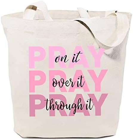 Sauivd Christian Religious God Canvas Tote Bag Women Handbags Funny Pray Letter višekratna torba za kupovinu namirnica