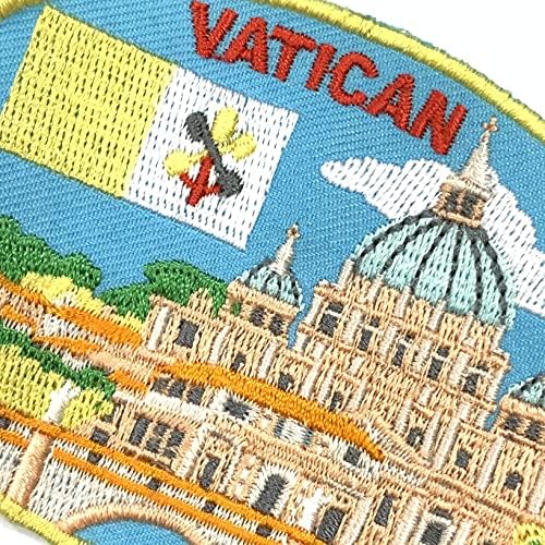 A-One 2 kom. Pribor za pozornica Vatikana + vatikanski zastava lapela, vez za patch, CITY CITY BADGE,