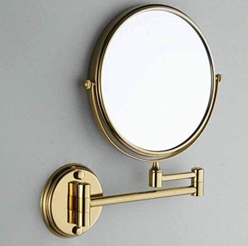 LIANXIAO - ogledalo za ljepotu u kupaonici ogledalo za šminkanje na zid sklopivo ogledalo za brijanje