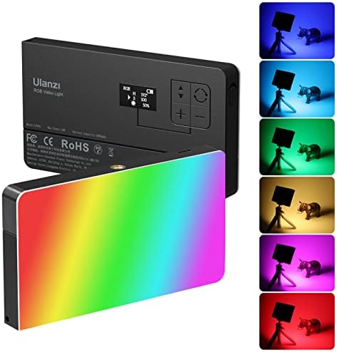 Ulanzi PL-01 RGB Video, prenosiva RGB lampica kamere sa baterijom od 4000mAh, 360 ° boja 20 svjetlosnih efekata,