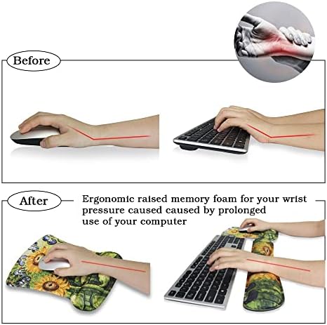 N / A podloga za miša podloga za ručni oslonac tastatura podloga za ručni oslonac i miš silika Gel oslonac za ručni zglob sa memorijskom pjenom