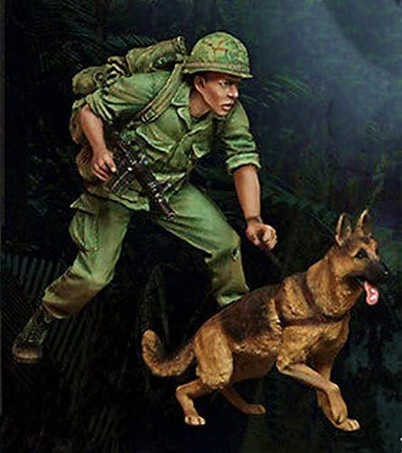 Goodmoel 1/35 Vijetnamski rat komplet modela američke vojske i smole za pse / Nesastavljeni i neobojeni minijaturni