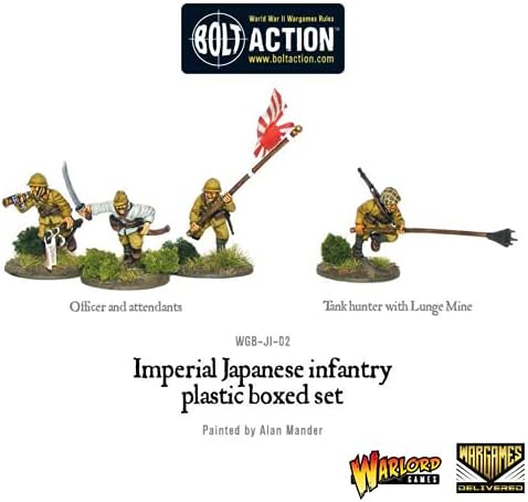 Wargames isporučene minijature sa Akcionim vijcima - japanski Set pješadijskih trupa, minijature