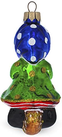 Baba Yaga Narodna Tale Glass Božić Ornament