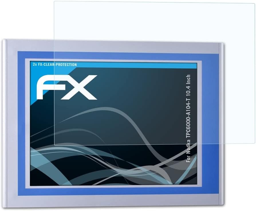 Atfolix Zaštitni film Kompatibilan je s NODKA TPC6000-A104-T 10,4 inčni zaštitnikom zaslona, ​​ultra-Clear