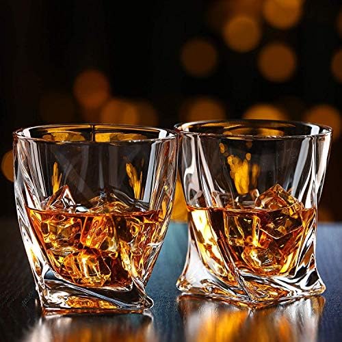 Deecoo Whisky naočare-Premium 10, 11 Oz Scotch naočare Set od 6 / staromodnih čaša za viski / staklenog
