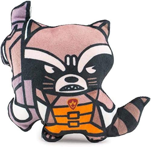 Priključak za pse, marvel, plišani škripac Kawaii Rocket Raccoon Angry Pose