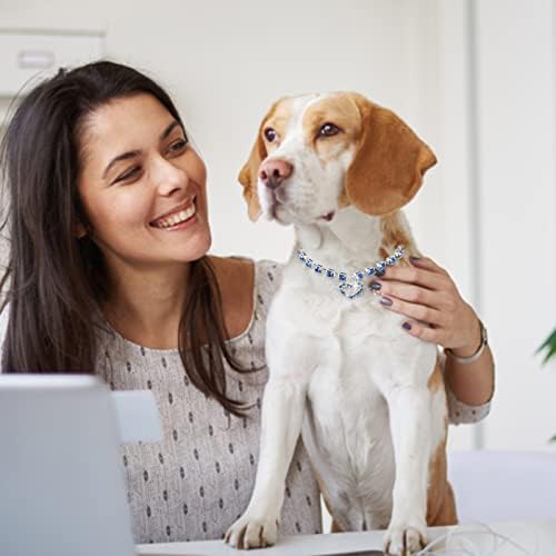 Honprad Prekrasni povodci za pse i ogrlice Gem ogrlica ogrlica ogrlica za štene za štene Shiny Rhinestone