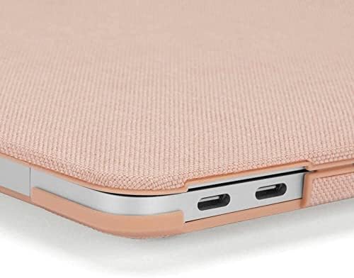 Pegly TextUred Hardshell Snap-on kompatibilan sa 13-inčnim Macbook Pro Thunderbolt 3 ružičasta