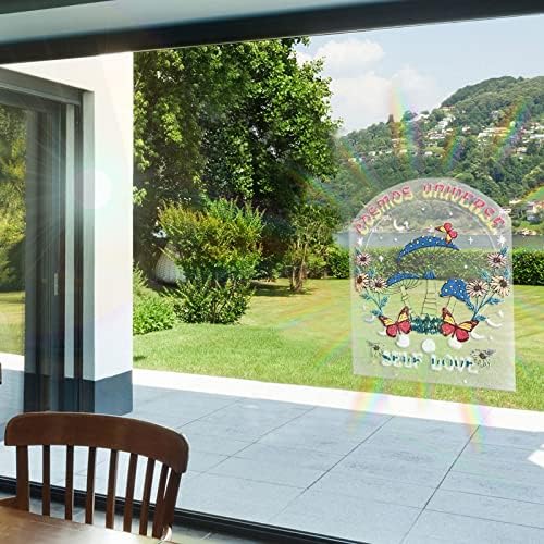 Zidne naljepnice Rainbow naljepnica za prozor DIY prozorska naljepnica dekoracija spavaće sobe za uređenje doma